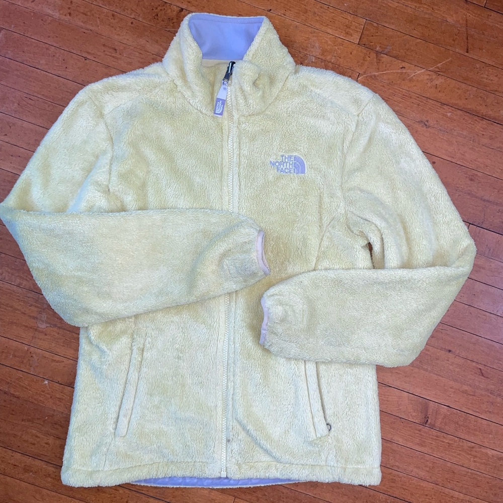 The North Face Light Yellow Fleece Jacket